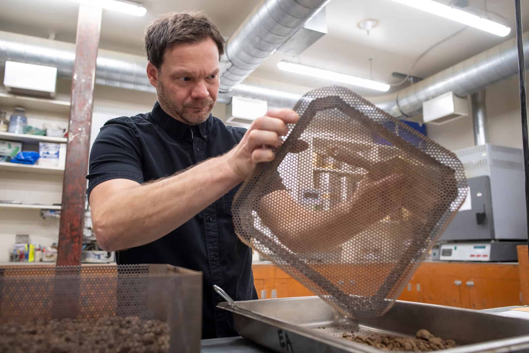 Material testing in RESPEC's Juneau Testing Lab