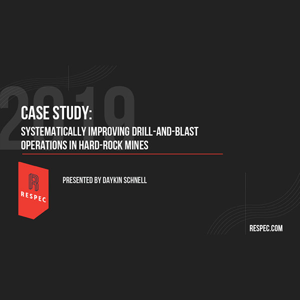 Systematically Improving Drill-and-Blast Operations in Hard-Rock Mines