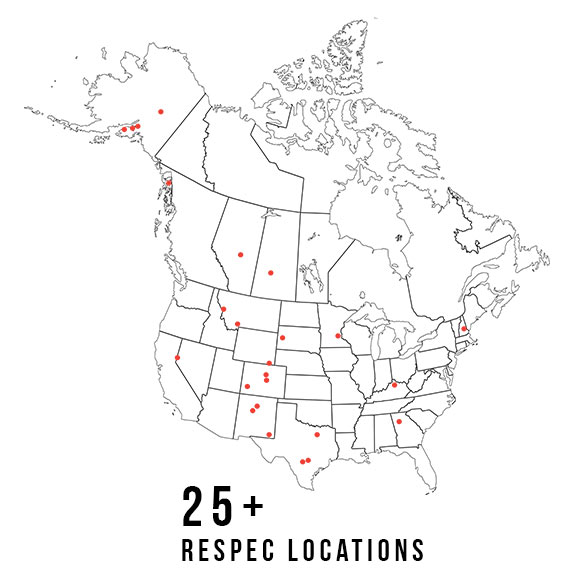 25+ Respec Locations